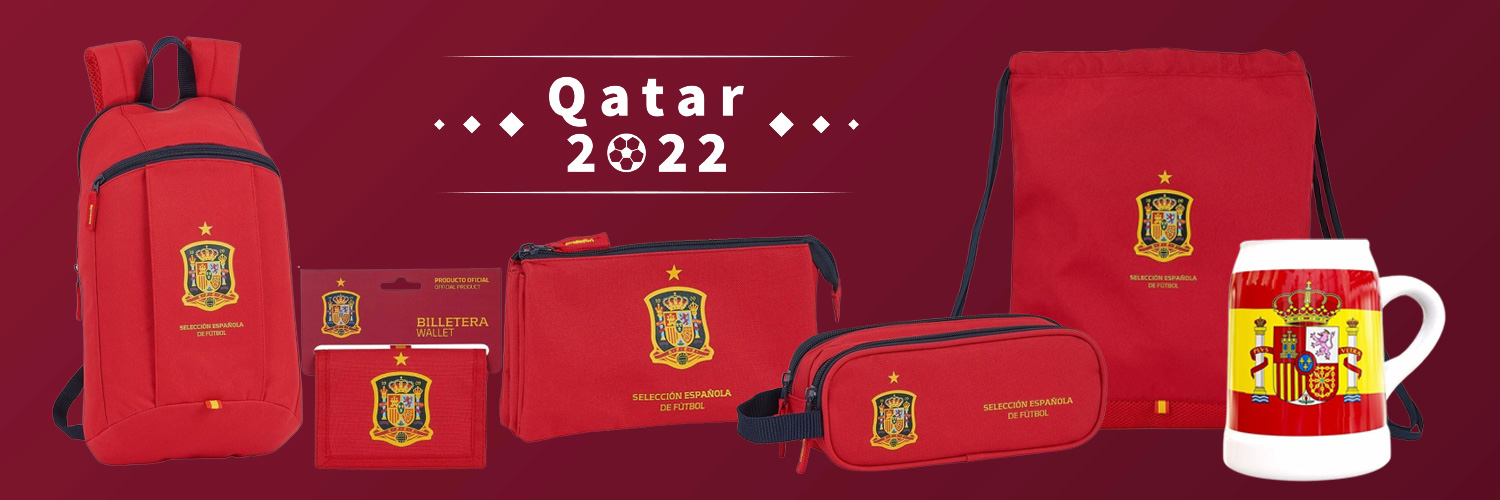 Selección Española Mundial Qatar 2022 merchandising producto ofiicial